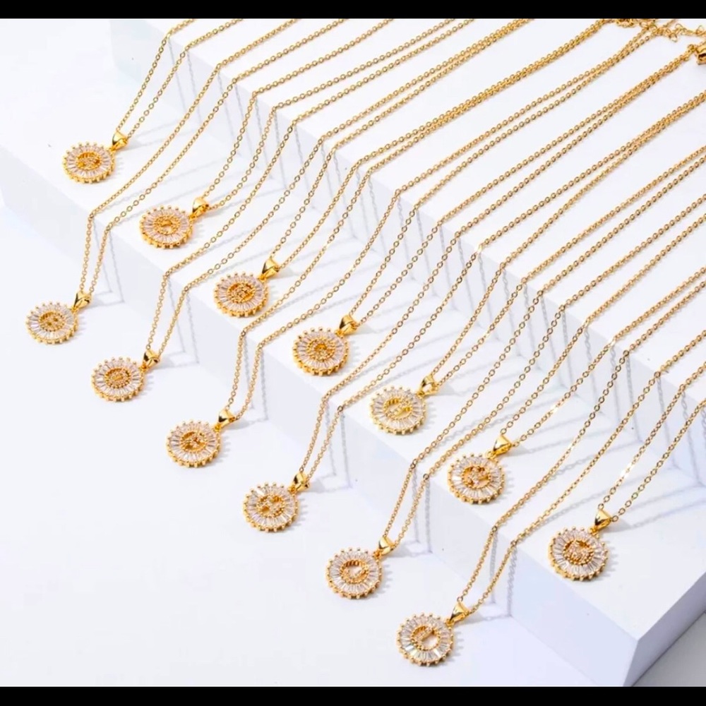 Initial Letter Necklaces